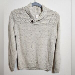 NWT Gymboree Boys Cable Knit‎ Sweater Fisherman Button Classic Cotton Heritage L